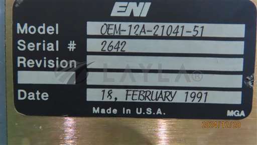 -/OEM-12A-21041-51/ENI RF GENERATOR/-/-_01