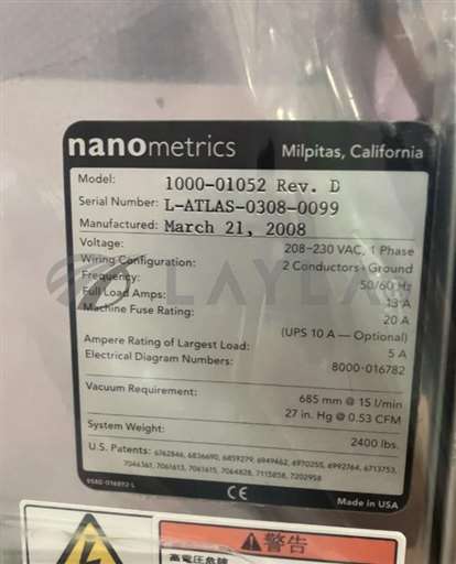 /NanoSpec9310/FILM THICKNESS MEASUREMENT//Nanometrics_01