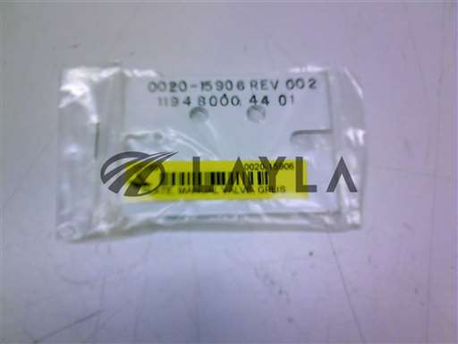 0020-15906//PLATE, MANUAL VALVE, GPLIS ASSY, PRODUCE/Applied Materials/_01