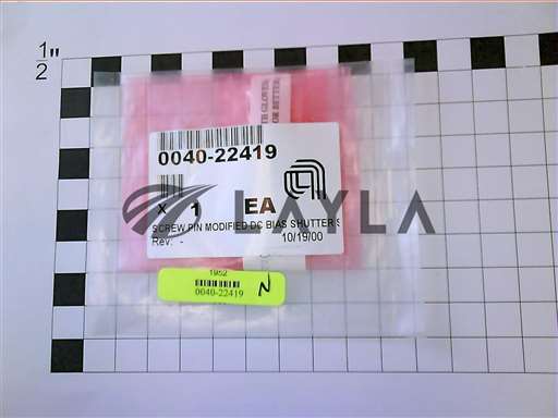 0040-22419//SCREW PIN MODIFIED DC BIAS SHUTTER SELF-LOCKING/Applied Materials/_01