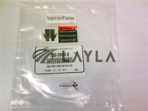 0200-09474//RING,COVER, 150MM, POLY/XTAL, FLAT/Applied Materials/_01