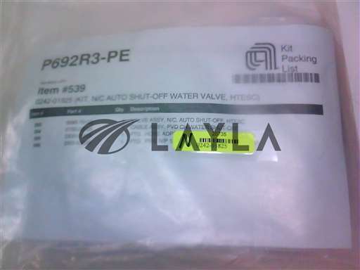0242-01825//KIT, N/C AUTO SHUT-OFF WATER VALVE,/Applied Materials/_01