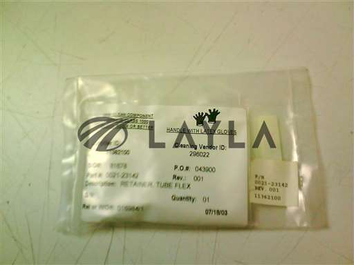 0021-23142//RETAINER, TUBE FLEX, BRUSH MOUNT ASSY, F/Applied Materials/_01