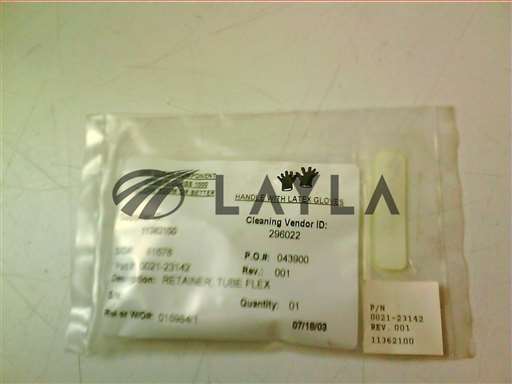 0021-23142//RETAINER, TUBE FLEX, BRUSH MOUNT ASSY, F/Applied Materials/_01