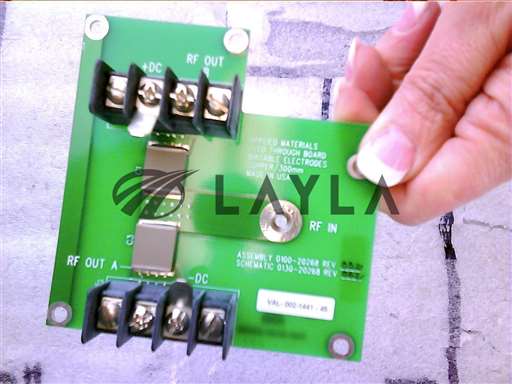 0100-20268//PCB ASSEMBLY, FEED THROUGH BRD, 300MM, B/Applied Materials/_01