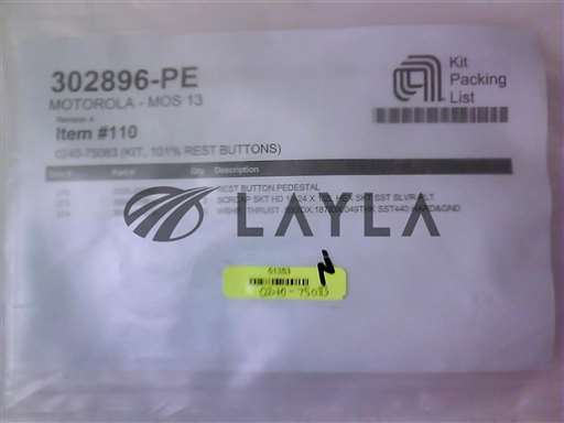 0240-75083//KIT, 101% REST BUTTONS/Applied Materials/_01