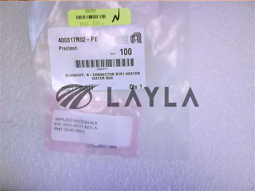 0021-20371//BLANKOFF, N-CONNECTOR B101 HEATER WATER BOX/Applied Materials/_01