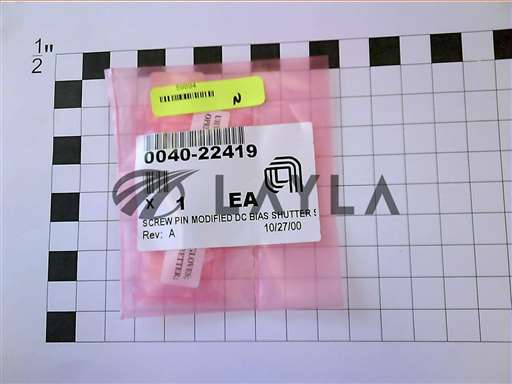 0040-22419//SCREW PIN MODIFIED DC BIAS SHUTTER SELF-LOCKING/Applied Materials/_01