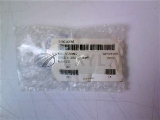 0190-00986//BALL BEARING, .875OD X .375ID X .281W FL/Applied Materials/_01
