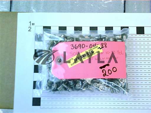 3690-04088//SCR CAP SKT HD 10-32X1/2L HEX SKT SST W//Applied Materials/_01