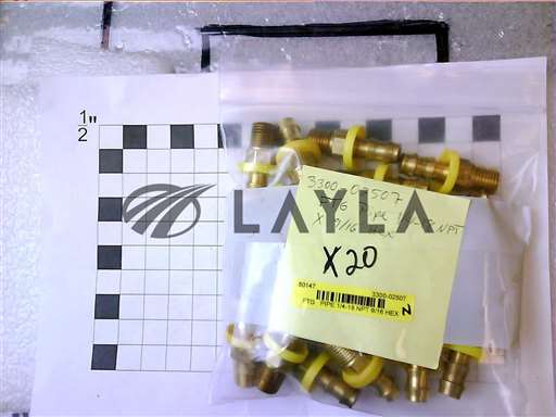 3300-02507//FTG   PIPE 1/4-18 NPT 9/16 HEX/Applied Materials/_01