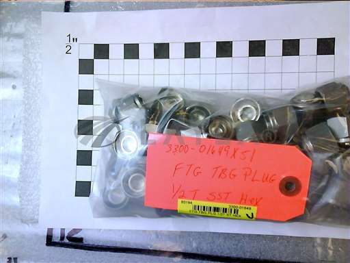 3300-01649//FTG TBG PLG 1/2T ST HEX/Applied Materials/_01