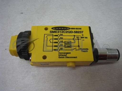 SME3126C2QD-58237/1400-01336/Banner SME3126C2QD-58237 Sensor, Convergent, 940 nm, 43 mm-FP, AMAT 1400-01336/Banner/_01