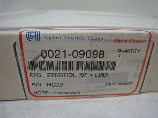 0021-09098//AMAT 0021-09098 Ring separation MXP+ Liner, Cathode liner MXP Etch Chamber/AMAT/_01