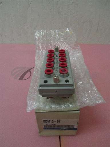 KDM10-07/-/SMC KDM10-07 Multi-Connector, KDM, 1/4 inch, OD Tube, 10 station, pneumatic/SMC/_01