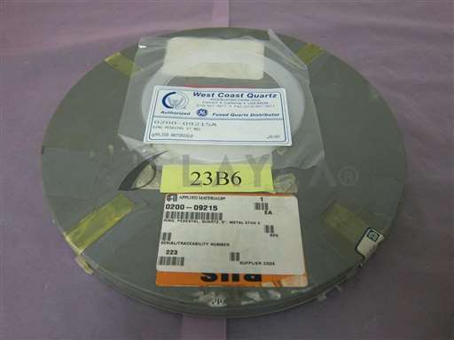 0200-09215/-/AMAT 0200-09215 Ring, Pedestal, Quartz, 5", Metal Etch C 402242/AMAT/_01