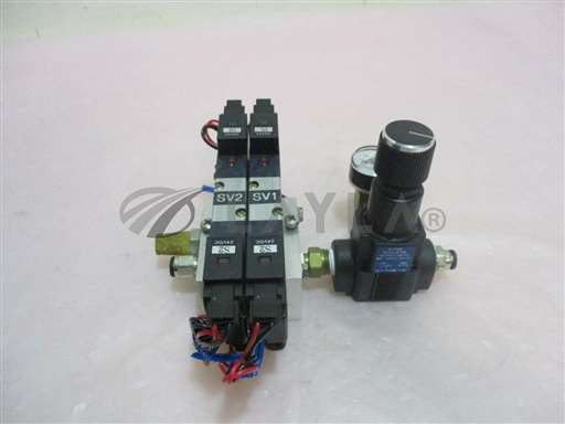 H110M2A/Solenoid Valve, Manifold w/ Air Logic R-7100 Regul/Humphrey H110M2A, Solenoid Valve, Manifold w/ Air Logic R-7100 Regulator. 420145/Humphrey/_01