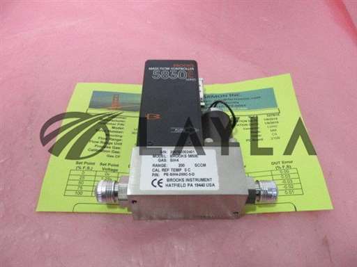 5850E/Mass Flow Controller/Brooks 5850E Mass Flow Controller, MFC, SiH4, 200 SCCM, 450526/Brooks/_01