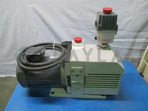 D16B/Vacuum Pump/Leybold D16B TRIVAC Vacuum Pump w/ BOC Edwards EMF10 Oil Mist Filter, GE, 453520/Leybold/_01