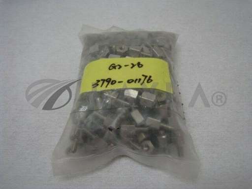 3760-01176/-/AMAT 3760-01176 100 New hex standoffs, 3/8' long, looks to be #8 Threads/AMAT/_01