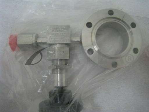 SS-4BG-V51/-/NUPRO SS-4BG-V51 manual valves mounted to 2 3/4" con-flat flange. clean/NUPRO/_01