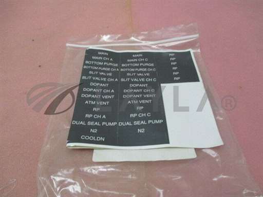 0060-13058/-/AMAT 0060-13058 Label Set, LWR Mainframe Plumbing, Lower, Equipment Labels/AMAT/_01