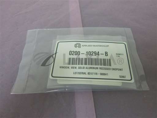 0200-10294/-/AMAT 0200-10294 Window, View, Solid Aluminum Recessed Endpoint 402202/AMAT/_01