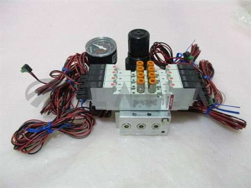 MDPL80X/IC 80/AMAT 0190-02061 Manifold Assy, 42A Slit Valve with Regulator BES-7565-01, 416135/Olympus/_01