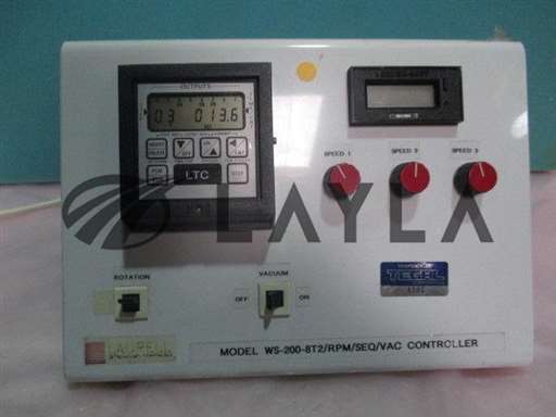 WS-200-8T2/Cntroller/Laurell WS-200-8T2 RPM/SEQ/VAC Controller, 422675/Laurell WS-200-8T2/_01