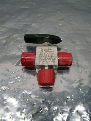 SS-42XVCR4//Swagelok SS-42XVCR4 3-Port Ball Valve, 2500 PSI, 172 BAR, 100567/Swagelok/_01