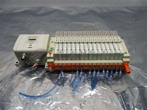 SS5V1-GCJ08//SMC SS5V1-GCJ08 16 Valve Manifold Assy w/ EX250-SCN1 Serial Interface, 100848/SMC Corporation/_01