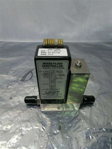 UFC-1100A//Unit UFC-1100A Mass Flow Controller, MFC, PH3, 50 SCCM, 421090/Unit Instruments, Inc./_01