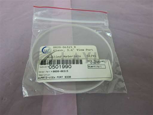 0020-06314//AMAT 0020-06314 Quartz, 3.6", View Port 402527/AMAT/_01