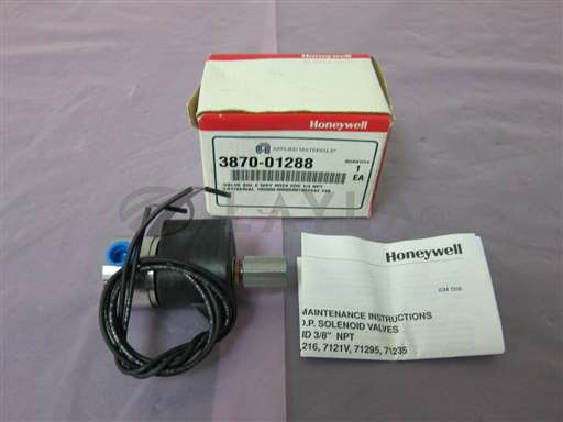 3870-01288//AMAT 3870-01288 Valve, Sol, 2-Way, NO24, VDC, 1/4 NPT 402632/AMAT/_01
