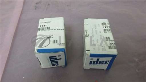 1270-01681//2 AMAT 1270-01681 SQ NON-ILLUM SELECT 2POS NC W/KNOB IDEC ASW201-116 402661/AMAT/_01