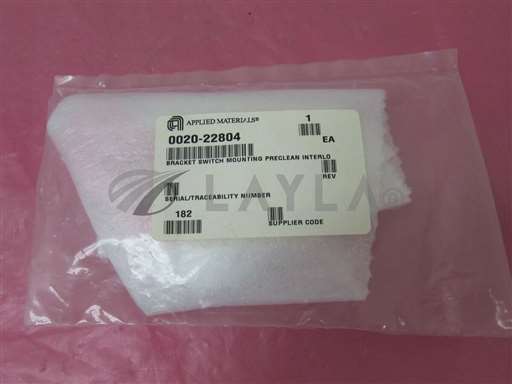 0020-22804//AMAT 0020-22804 Bracket Switch Mounting Preclean interlock/AMAT/_01
