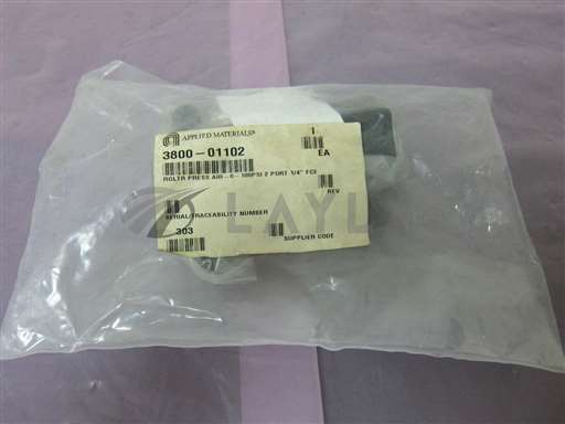 3800-01102//AMAT 3800-01102 Regulator, Press Air -0- 100PSI, 2 Port, 1/4" FCE, 402758/AMAT/_01