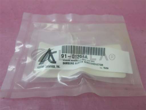 91-01294A//Applied Ceramics 91-01294A Window Endpoint Port DPS Chamber, AMAT, MEC, 406412/Applied Ceramics/_01