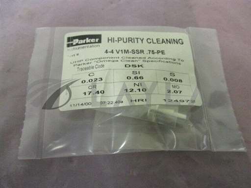 4-4 V1M-SSR//Parker 4-4 V1M-SSR .75-PE, Process Fitting Body, 1/4", 316L VAR, 410134/Parker/_01