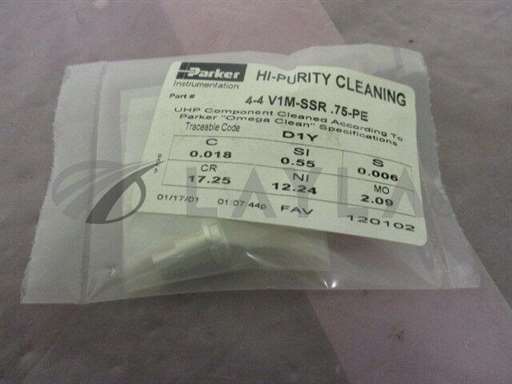 4-4 V1M-SSR//Parker 4-4 V1M-SSR .75-PE, Process Fitting Body, 1/4", 316L VAR, 410144/Parker/_01
