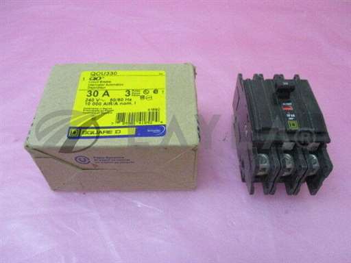 QOU330//Square D QOU330 Circuit Breaker, 30A, 240V, 50/60Hz, AMAT 0680-01772, 410800/Square D/_01