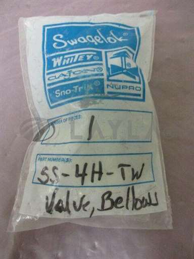 SS-4H-TW//Swagelok SS-4H-TW Bellows-Sealed Valve, Welded, , 1/4 in. TSW and 3/8 in/Swagelok/_01