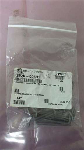 3920-00691//12 AMAT 3920-00691 XAMPER-RESISTANT HEX L-KEY, 1/8" HEX, 2/AMAT/_01