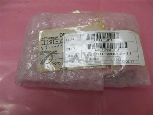 DS1181-000295-11//TEL DS1181-000295-11 Board, Circuit, CP-8390, 1181-000295-11, 412180/Tel Tokyo Electron/_01