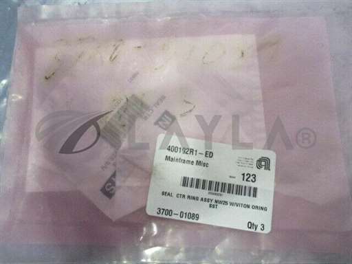 3700-01089//3 AMAT 3700-01089 Seal Center Ring Assy, NW25 w/ Viton O-ring SST, 451919/AMAT/_01