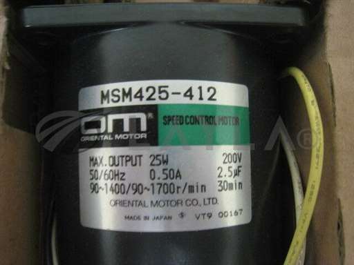 MSM425-412//Oriental Motor MSM425-412 Speed Control Motor,/Oriental Motor/_01