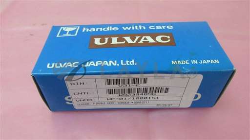 WP-01//ULVAC Japan WP-01, 1000151, Sensor, Pirani Head. 412280/ULVAC/_01