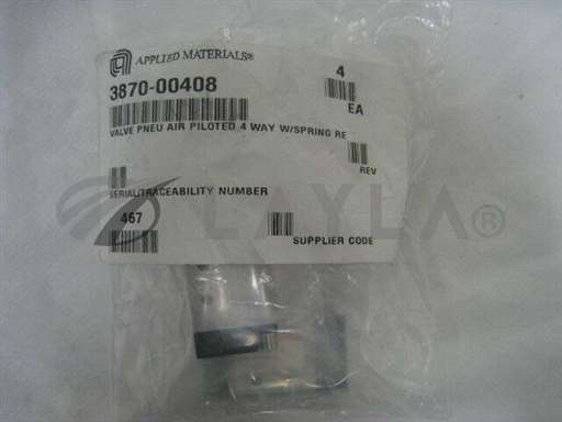 3870-00408/-/AMAT 3870-00408 VALVE PNEU AIR PILOTED 4 WAY W/SPRING/AMAT/_01
