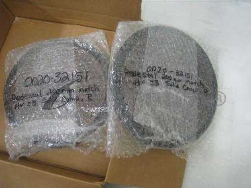 -/-/Lot of 2 AMAT 0020-32151 ESC Chuck 200mm, notch, HVIB, 0040-09797, 0010-10257/-/-_01