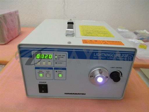 L7112-01/-/Working Hamamatsu UV lamp source Lightning Cure 200 L7212-01 w new L6722 lamp/Hamamatsu/-_01
